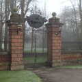 Nothing says 'Lockdown' more than locked gates, Fun With Ice in Lockdown, Brome, Suffolk - 10th January 2021