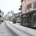Further up St. Nicholas Street, A Snowy Morning, Diss, Norfolk - 16th January 2021