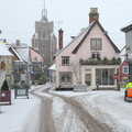 Weavers, and The Greyhound, A Snowy Morning, Diss, Norfolk - 16th January 2021