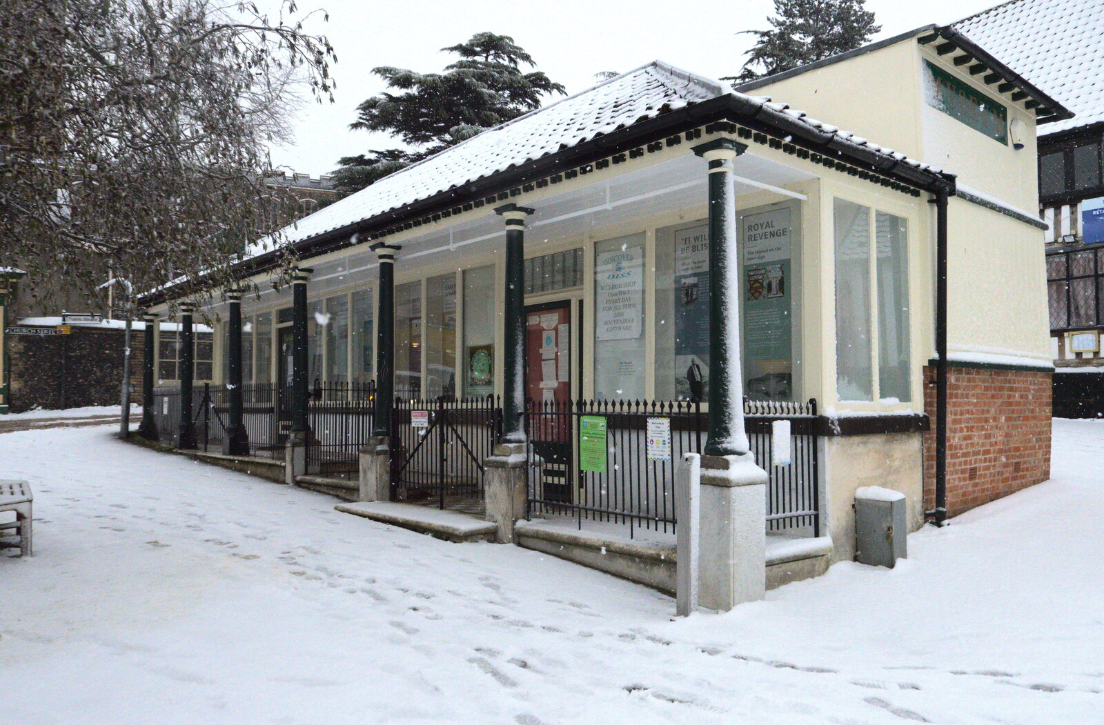 Diss Museum, in the old Shambles from A Snowy Morning, Diss, Norfolk - 16th January 2021