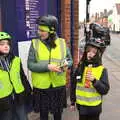 Harry has a slurp of Lucozade, A Trip to the Blue Shop, Church Street, Eye, Suffolk - 2nd February 2021