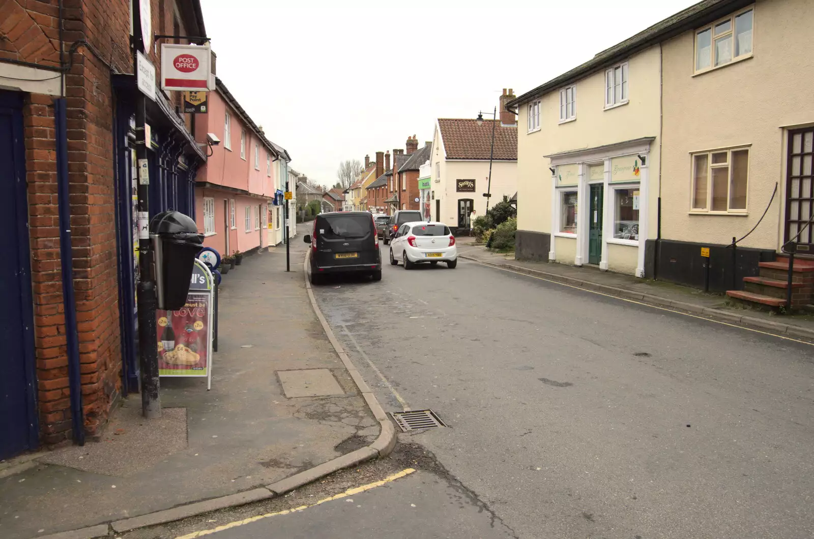 McColl's - the Blue Shop - on Church Street, from A Trip to the Blue Shop, Church Street, Eye, Suffolk - 2nd February 2021