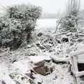 The pile of tiles, Beast From The East Two - The Sequel, Brome, Suffolk - 8th February 2021