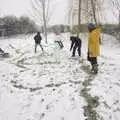 Isobel and Harry join in, Beast From The East Two - The Sequel, Brome, Suffolk - 8th February 2021