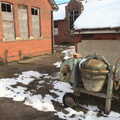 An abandoned cement mixer, Derelict Infants School and Ice Sculptures, Diss and Palgrave, Norfolk and Suffolk - 13th February 2021