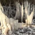 The ice looks like candle wax of stalagmites, Derelict Infants School and Ice Sculptures, Diss and Palgrave, Norfolk and Suffolk - 13th February 2021