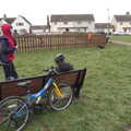 Hanging around with bikes, The Old Sewage Works, The Avenue, Brome, Suffolk - 20th February 2021
