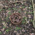A discarded wheel hub, The Old Sewage Works, The Avenue, Brome, Suffolk - 20th February 2021
