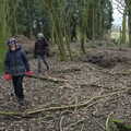 Harry and Fred roam around, The Old Sewage Works, The Avenue, Brome, Suffolk - 20th February 2021