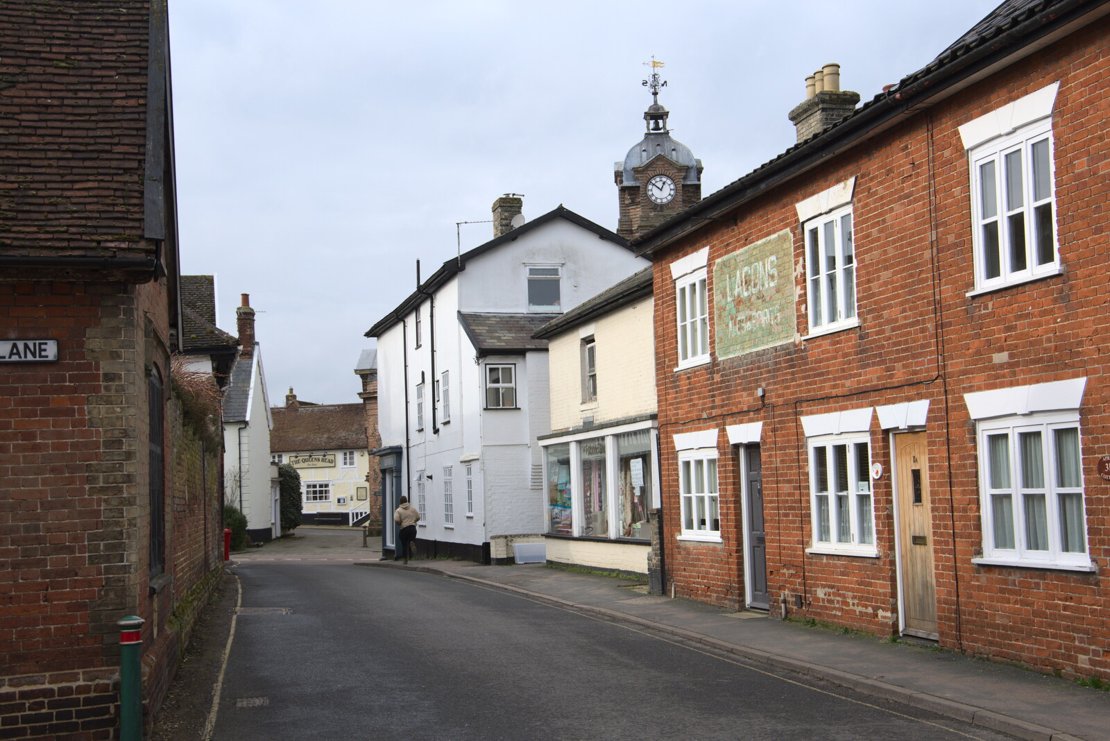 Church Street in Eye from The Old Sewage Works, The Avenue, Brome, Suffolk - 20th February 2021