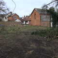 Another building plot is cleared on Dove Lane, The Old Sewage Works, The Avenue, Brome, Suffolk - 20th February 2021