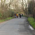 A miniature pony goes for a walk, Fred's New Bike and an A140 Closure, Brome, Suffolk - 27th February 2021
