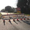 The A140 is completely shut, Fred's New Bike and an A140 Closure, Brome, Suffolk - 27th February 2021