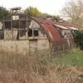 A cool semi-derelict Nissen Hut, The Mean Streets of Eye, Suffolk - 7th March 2021