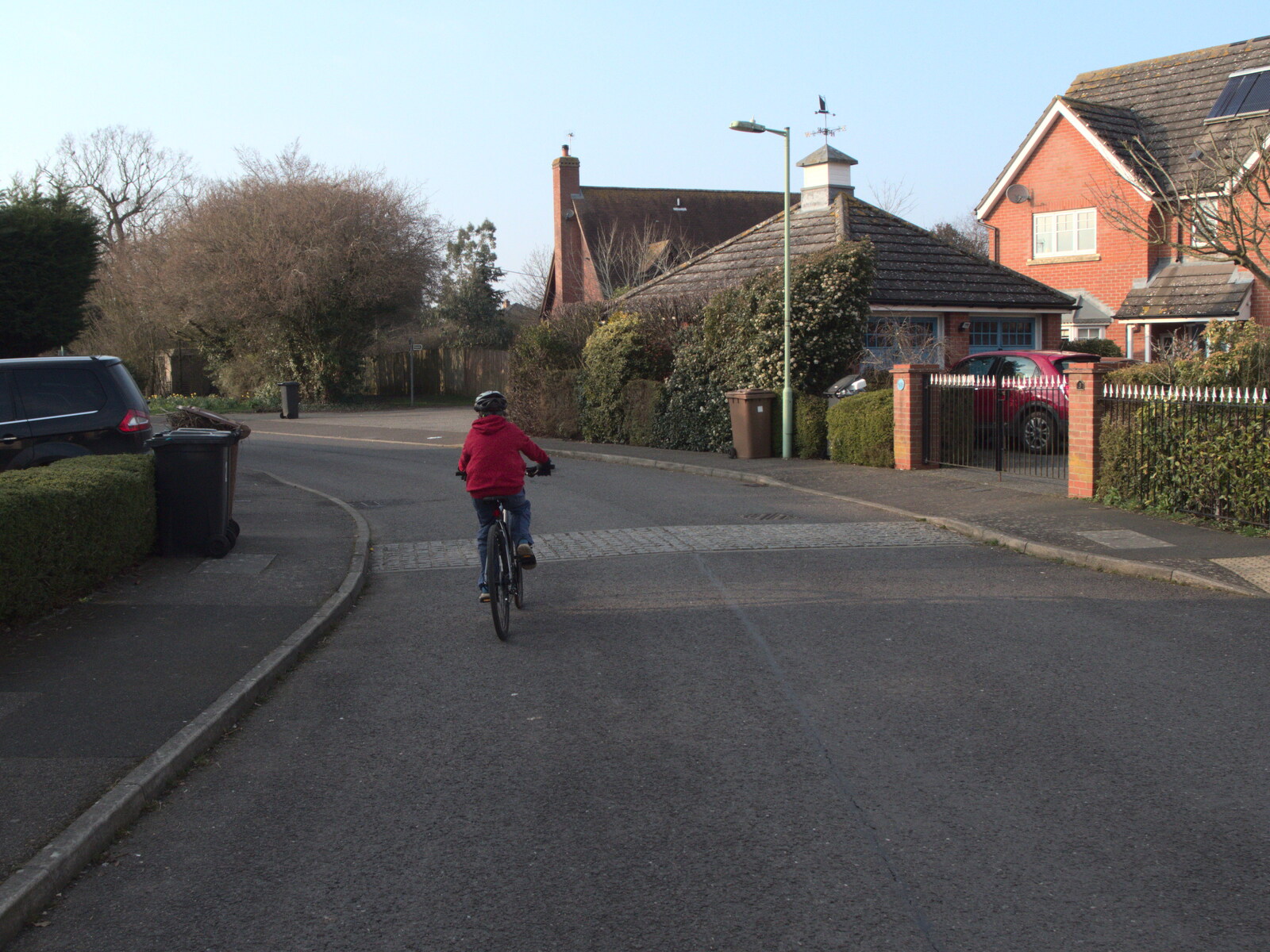 Fred on Century Road from The Mean Streets of Eye, Suffolk - 7th March 2021