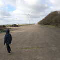 On one of the former taxiways, Another Walk on Eye Airfield, Eye, Suffolk - 14th March 2021
