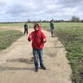 Fred's picked up some rusty iron, Another Walk on Eye Airfield, Eye, Suffolk - 14th March 2021