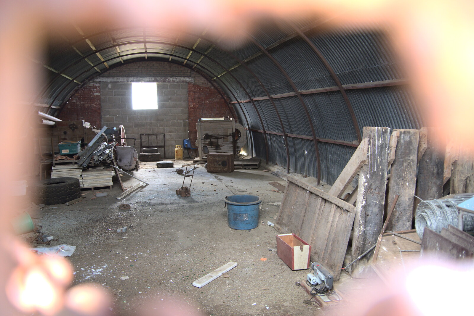 Another view of the fuze store's insides from Another Walk on Eye Airfield, Eye, Suffolk - 14th March 2021