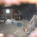 Another view of the fuze store's insides, Another Walk on Eye Airfield, Eye, Suffolk - 14th March 2021