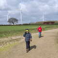 Harry and Fred, Another Walk on Eye Airfield, Eye, Suffolk - 14th March 2021