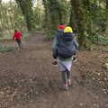 Harry twists his ankle so has to be carried, Another Walk on Eye Airfield, Eye, Suffolk - 14th March 2021
