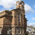 The carbuncle that is the Town Hall, Another Walk on Eye Airfield, Eye, Suffolk - 14th March 2021