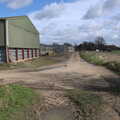 Farm buildings, Another Walk on Eye Airfield, Eye, Suffolk - 14th March 2021