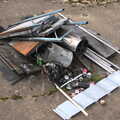A pile of discarded metal, Another Walk on Eye Airfield, Eye, Suffolk - 14th March 2021