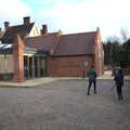 Roaming around near the new reception area, The Oaksmere: 28 Weeks Later, Brome, Suffolk - 21st March 2021