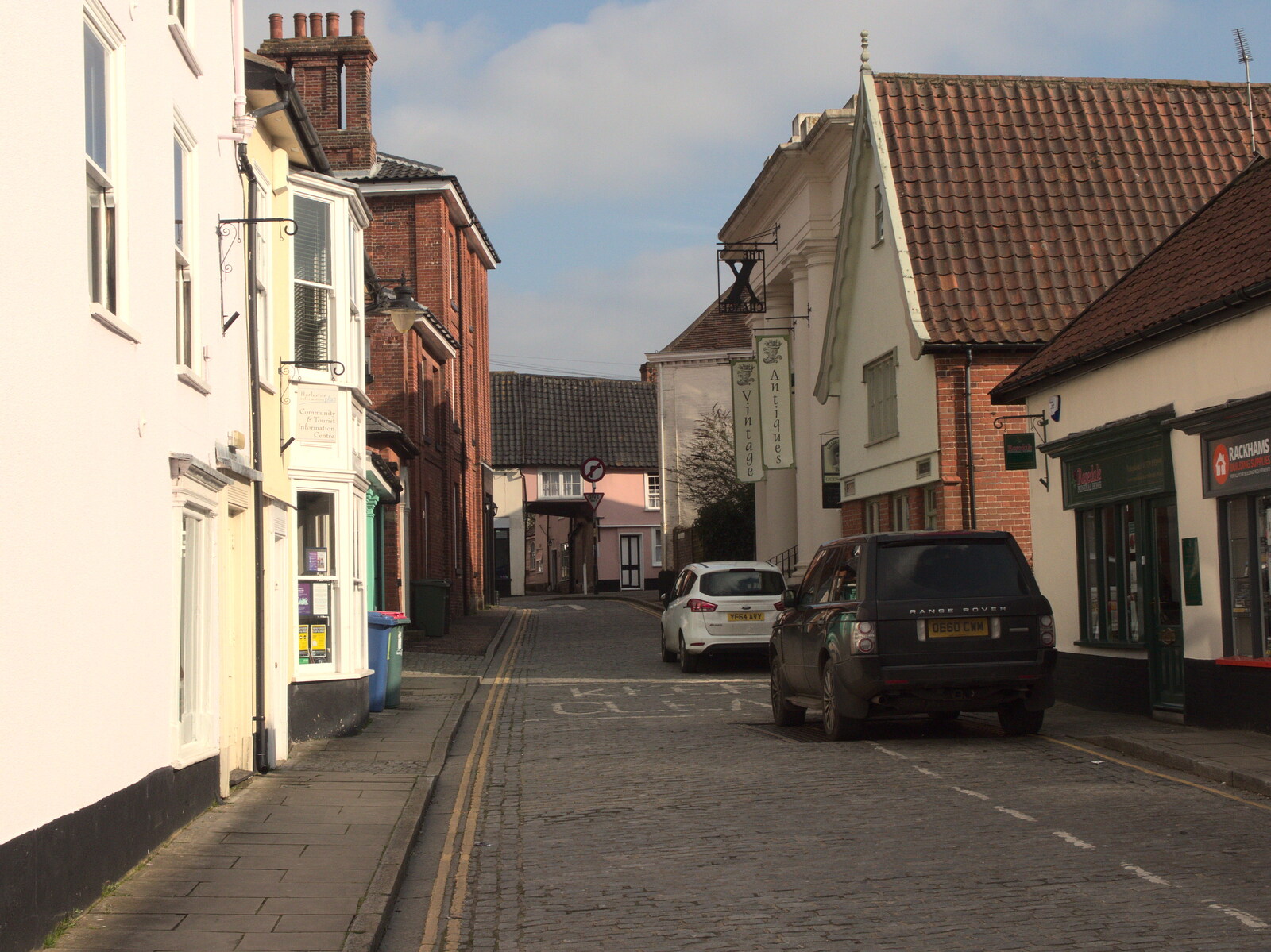 Exchange Street from A Vaccine Postcard from Harleston, Norfolk - 22nd March 2021