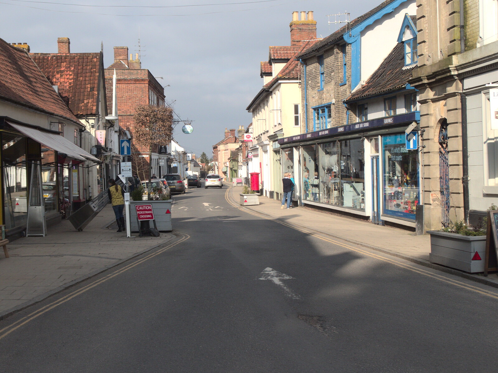 The Thoroughfare from A Vaccine Postcard from Harleston, Norfolk - 22nd March 2021