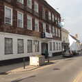 The Swan Hotel, scene of many Printec gatherings, A Vaccine Postcard from Harleston, Norfolk - 22nd March 2021