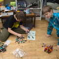 The Lego building continues, A Return to Bressingham Steam and Gardens, Bressingham, Norfolk - 28th March 2021