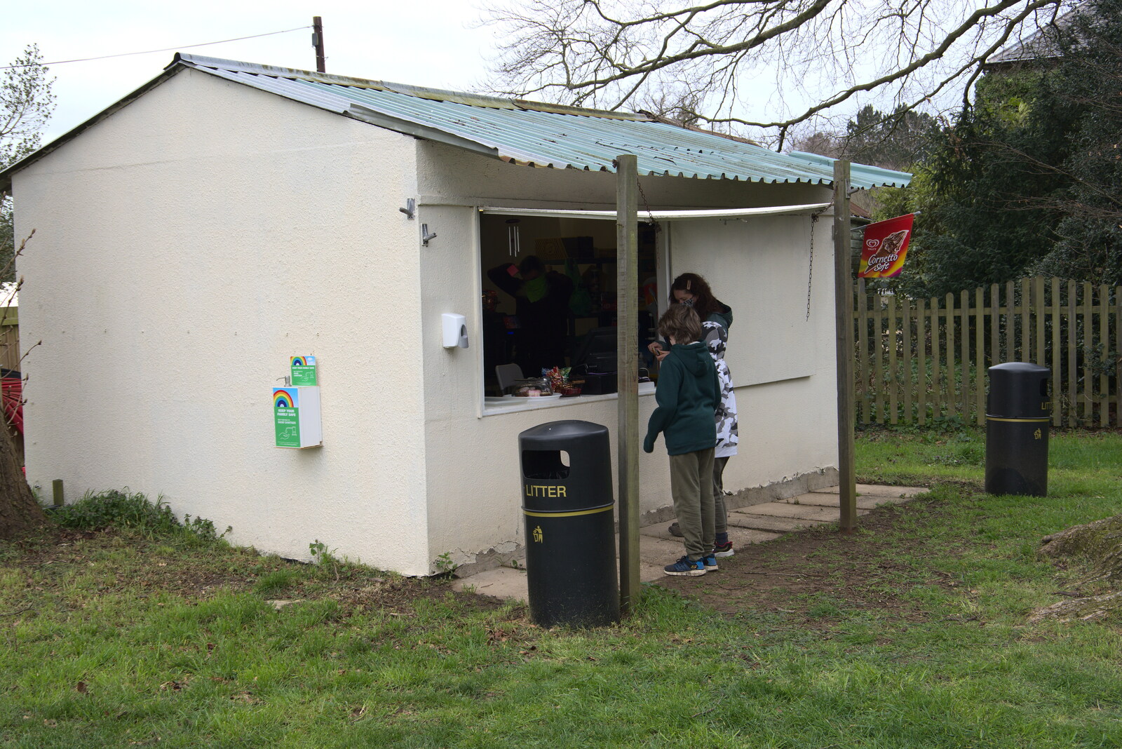 The little café in the playground from A Return to Bressingham Steam and Gardens, Bressingham, Norfolk - 28th March 2021