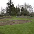 The boys in the garden, A Return to Bressingham Steam and Gardens, Bressingham, Norfolk - 28th March 2021