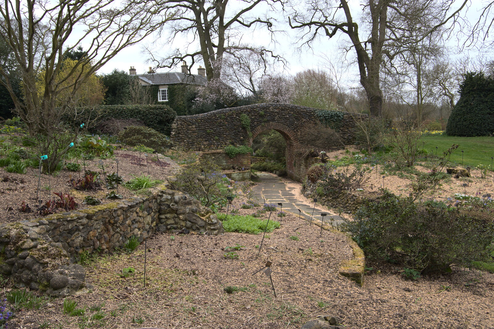 The little bridge from A Return to Bressingham Steam and Gardens, Bressingham, Norfolk - 28th March 2021