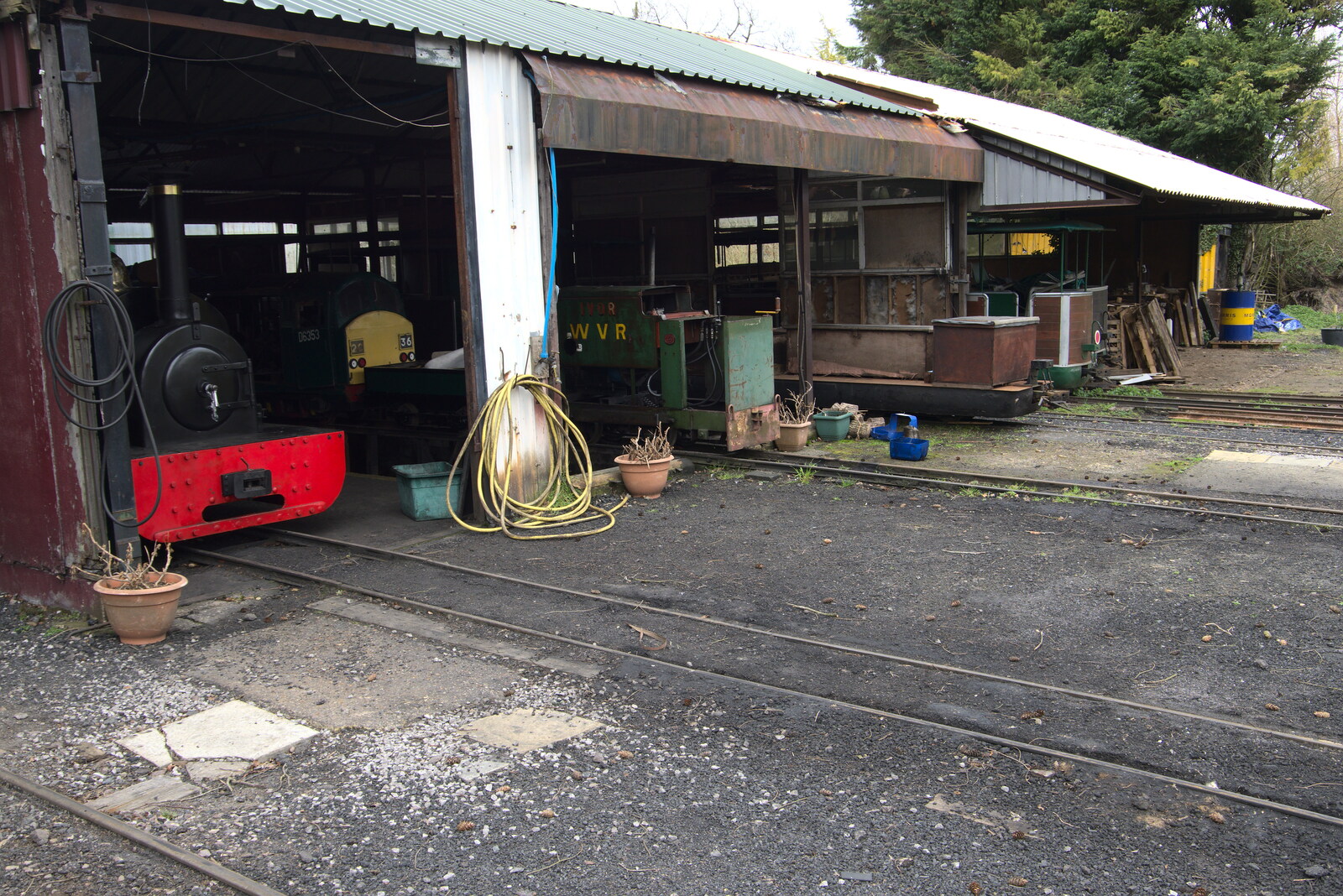 The engine sheds from A Return to Bressingham Steam and Gardens, Bressingham, Norfolk - 28th March 2021