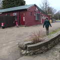 Fred near the main café, A Return to Bressingham Steam and Gardens, Bressingham, Norfolk - 28th March 2021