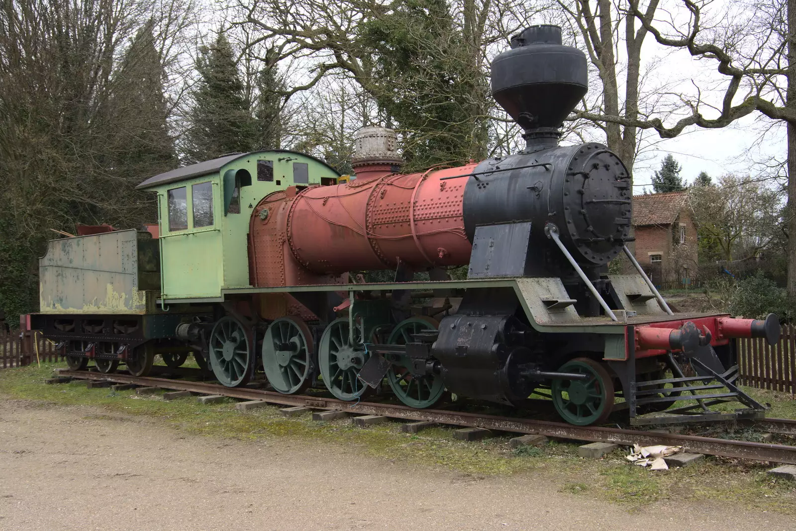 The South American engine now has a cab, from A Return to Bressingham Steam and Gardens, Bressingham, Norfolk - 28th March 2021