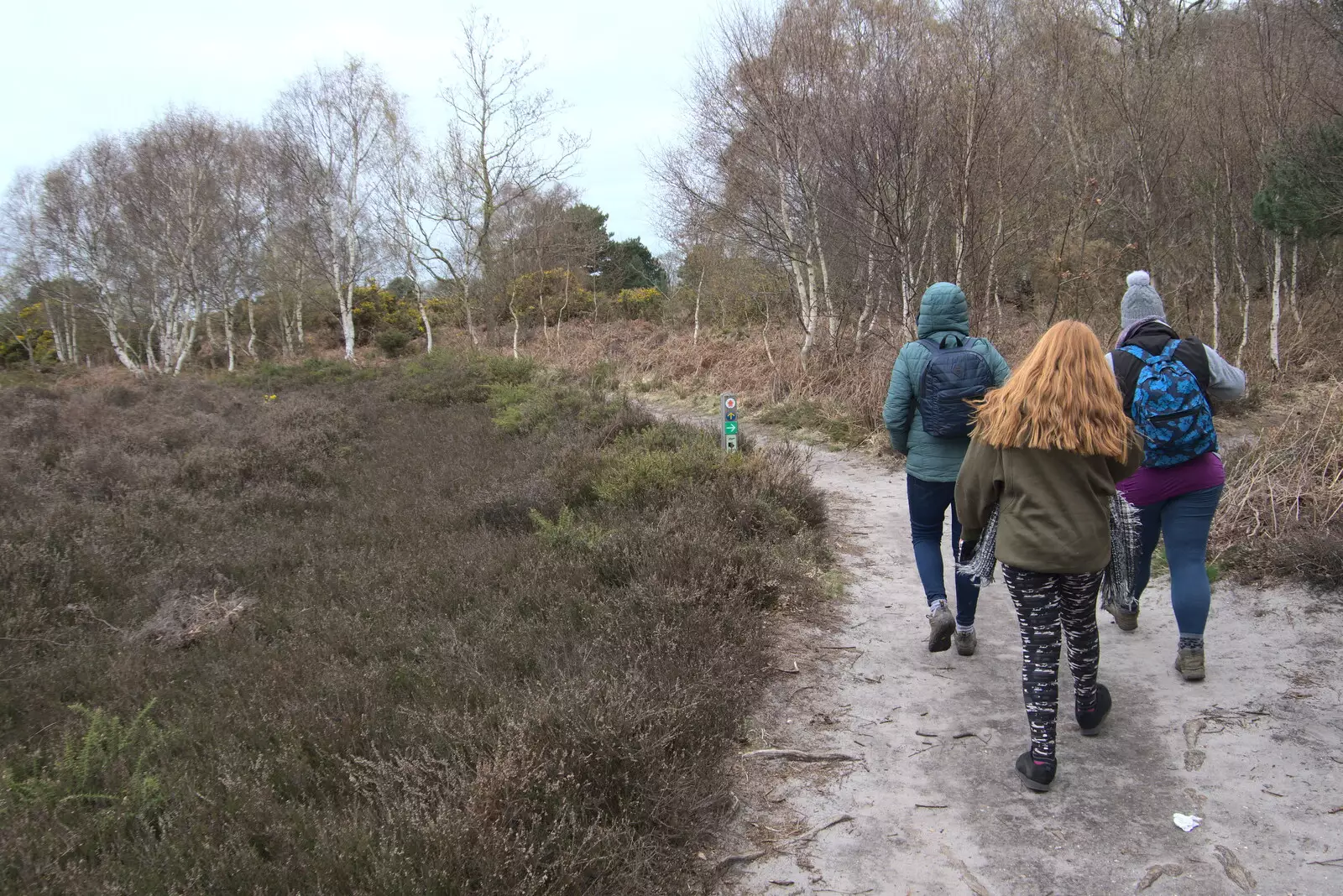 On Dunwich Heath, from A Trip to Dunwich Beach, Dunwich, Suffolk - 2nd April 2021