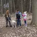 Dave in the woods, A Trip to Dunwich Beach, Dunwich, Suffolk - 2nd April 2021