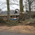 Cliff House camp site is having some work done, A Trip to Dunwich Beach, Dunwich, Suffolk - 2nd April 2021