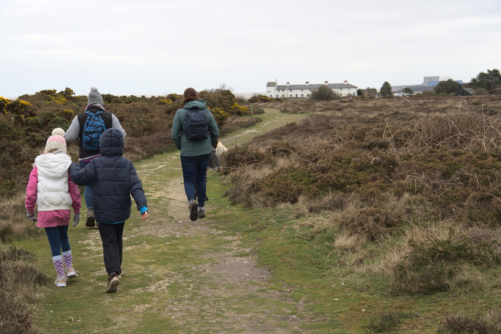 Back on the heath near the cliff top from A Trip to Dunwich Beach, Dunwich, Suffolk - 2nd April 2021