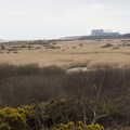 The view to Sizewell power station, A Trip to Dunwich Beach, Dunwich, Suffolk - 2nd April 2021