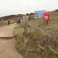 Back on the path to the car park, A Trip to Dunwich Beach, Dunwich, Suffolk - 2nd April 2021