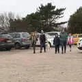 Back at the car park, A Trip to Dunwich Beach, Dunwich, Suffolk - 2nd April 2021