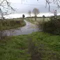 A view of the junction from Rapsy Tapsy lane, Roadworks and Harry's Trampoline, Brome, Suffolk - 6th April 2021