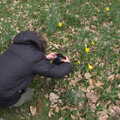 Fred takes a photo of an interesting flower, A Return to Ickworth House, Horringer, Suffolk - 11th April 2021