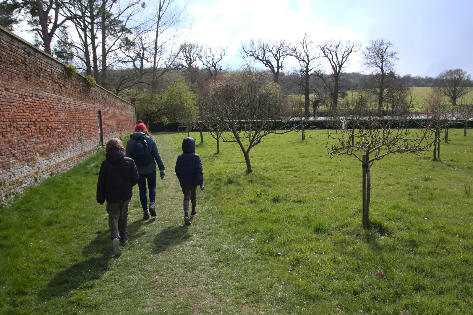 We walk around the walled garden from A Return to Ickworth House, Horringer, Suffolk - 11th April 2021