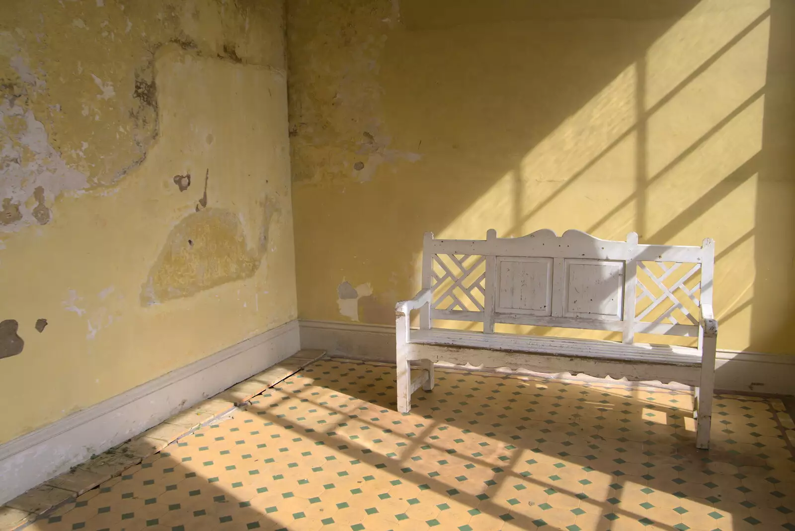 Inside the Earl's Summer House, from A Return to Ickworth House, Horringer, Suffolk - 11th April 2021